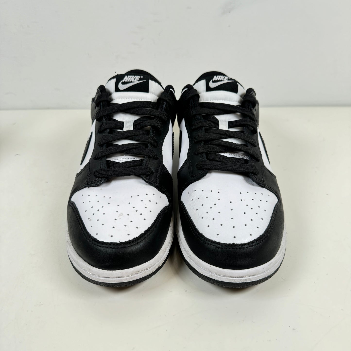 DD1391 100 Dunk Low White Black [USED] - 11 M (Used) (No Box)