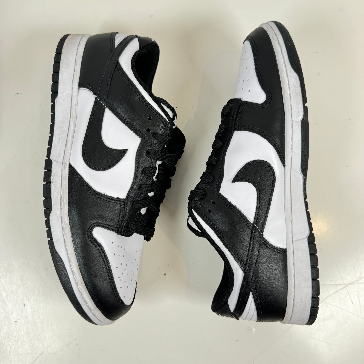 DD1391 100 Dunk Low White Black [USED] - 11 M (Used) (No Box)