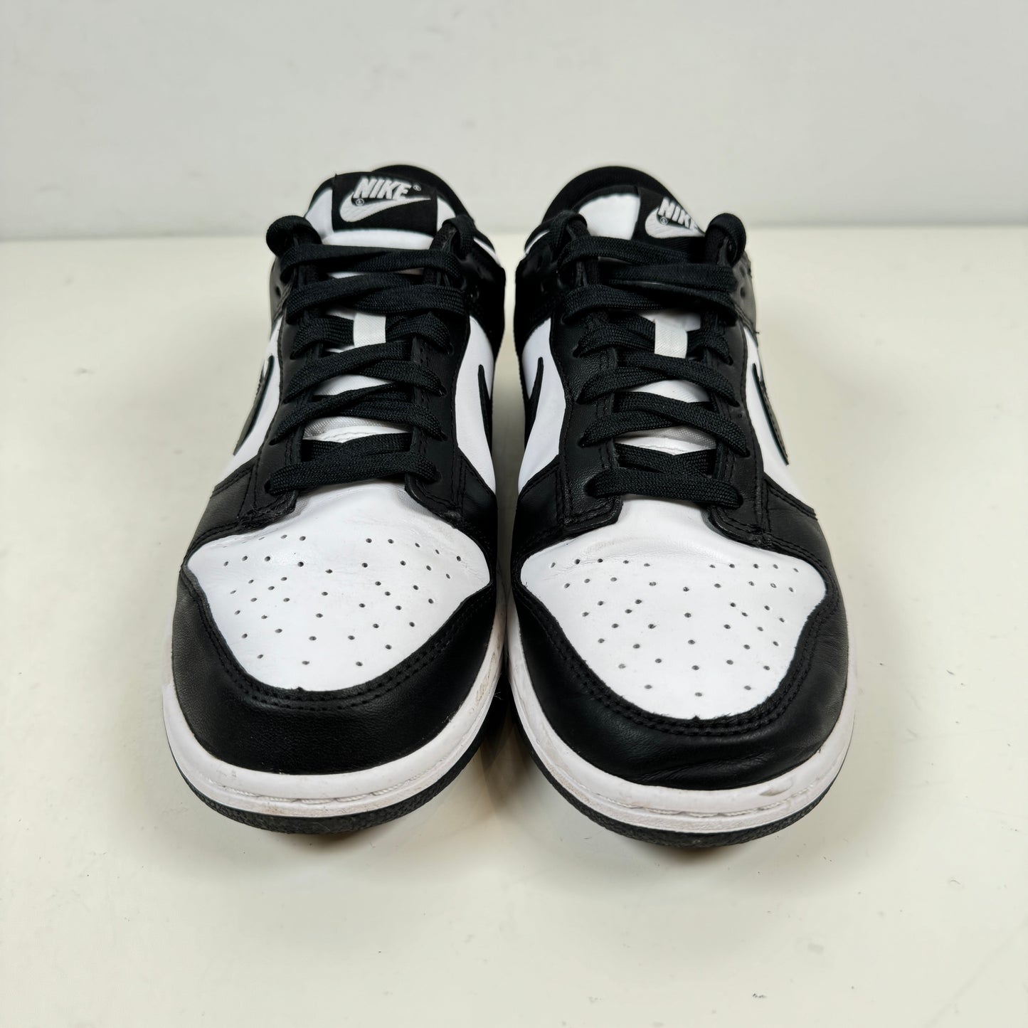 DD1391 100 Dunk Low White Black [USED] - 7.5 M (Used) (Replace Box)