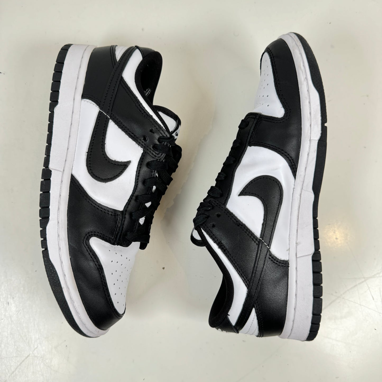 DD1391 100 Dunk Low White Black [USED] - 7.5 M (Used) (Replace Box)