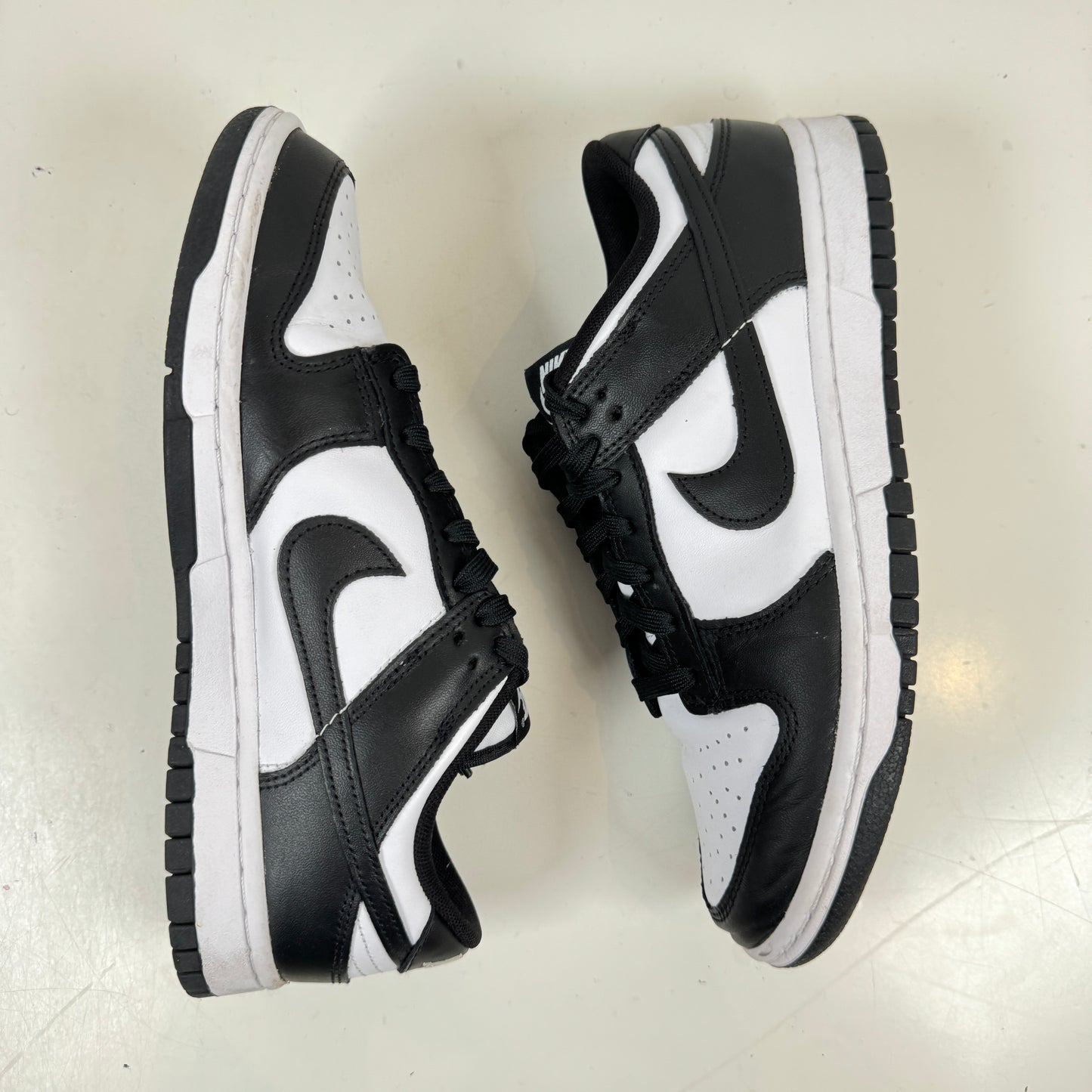 DD1391 100 Dunk Low White Black [USED] - 7.5 M (Used) (Replace Box)