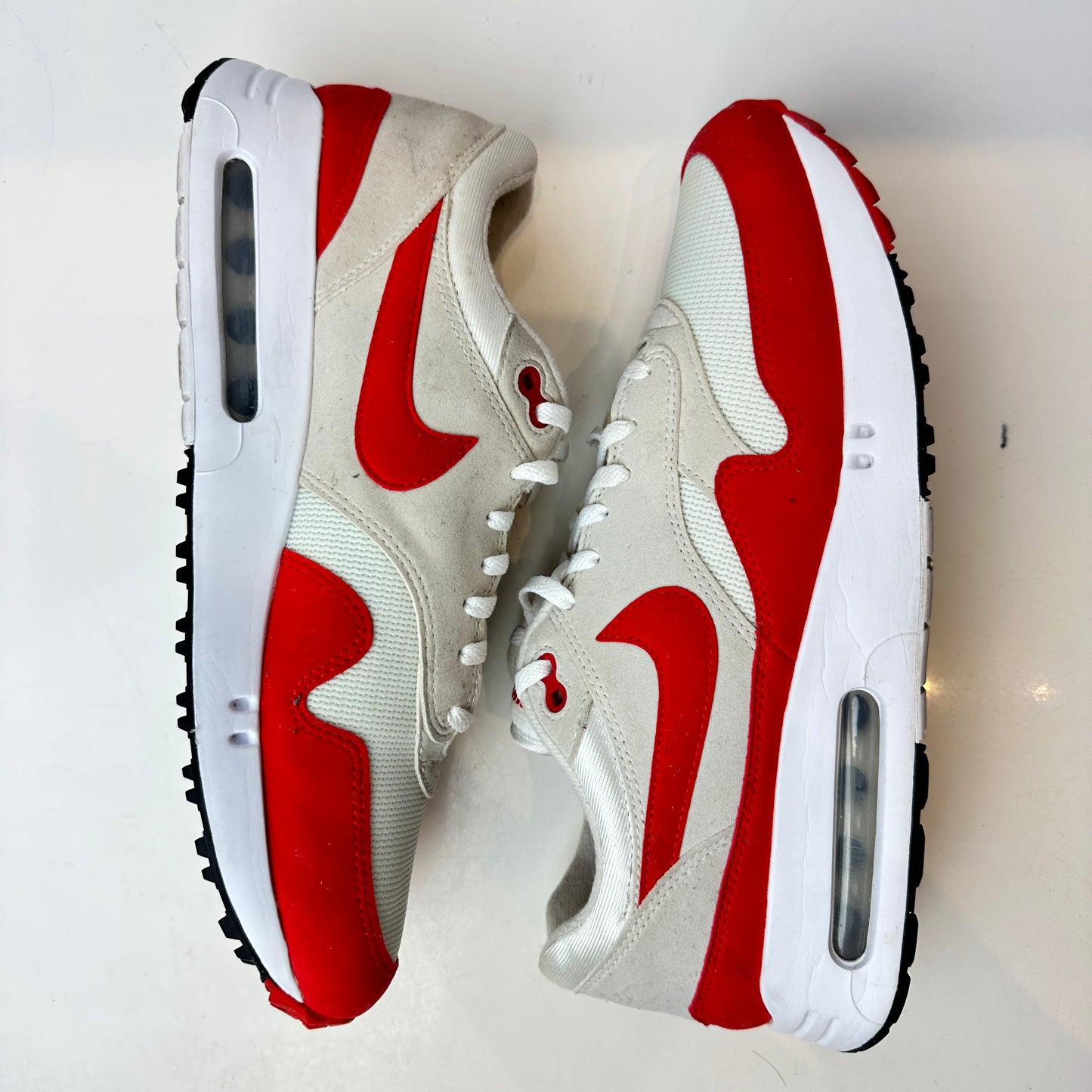 DV1403 160 Nike Air Max 1 '86 OG Golf Big Bubble Sport Red [USED] - 11 M (Used)