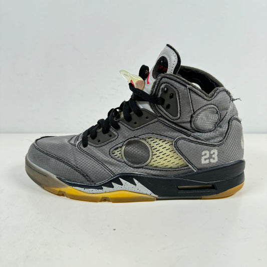 CT8480 001 Jordan 5 Off-White Black [USED] - 13 M (Used) (Replace Box)