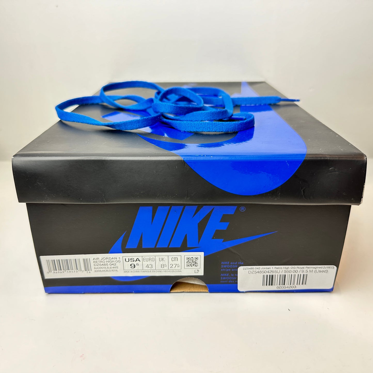 DZ5485 042 Jordan 1 Retro High OG Royal Reimagined [USED] - 9.5 M (Used)