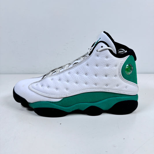 DB6537 113 Jordan 13 Retro White Lucky Green [USED] - 12 M (Used)