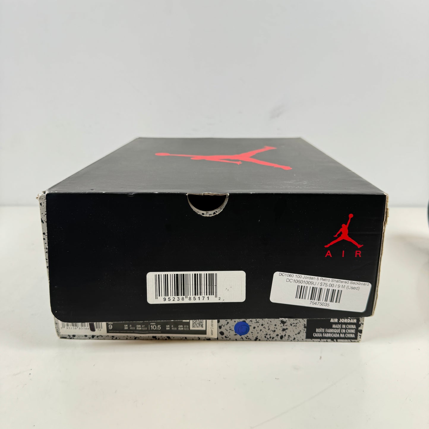 DC1060 100 Jordan 5 Retro Tablero destrozado