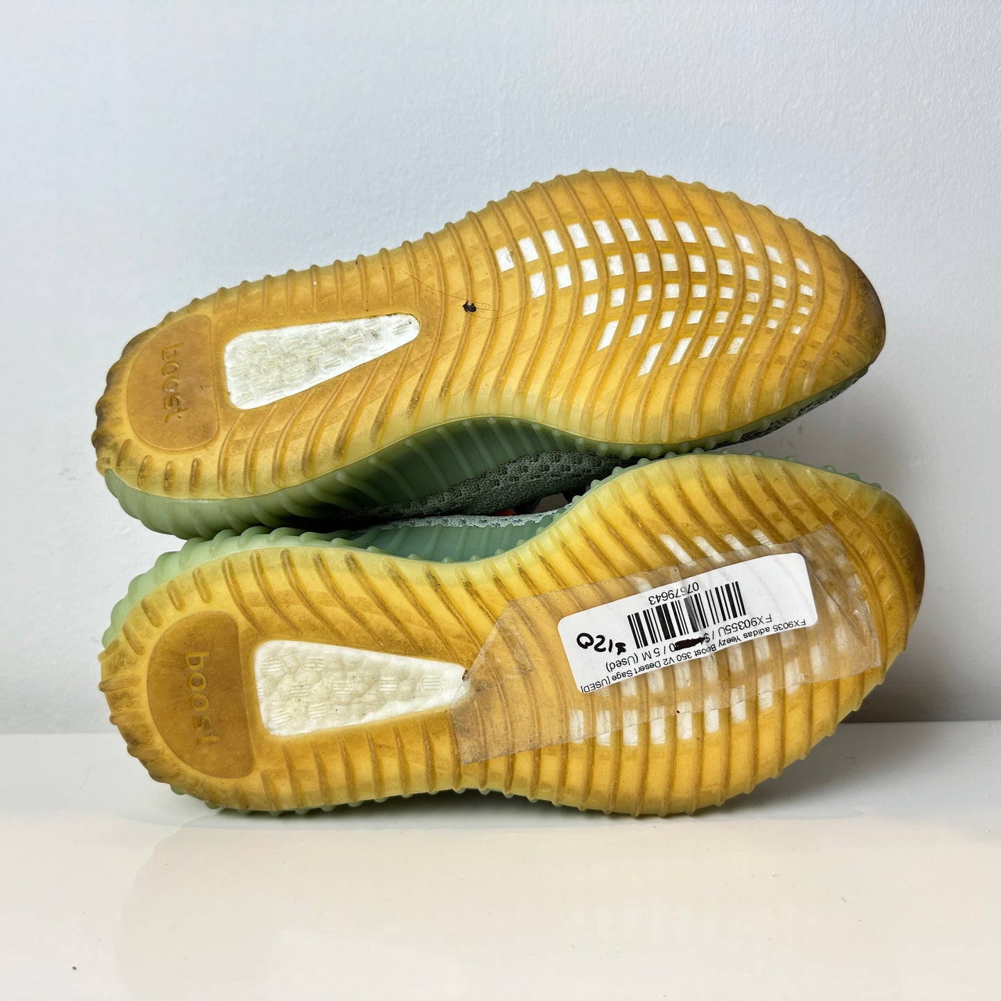 FX9035 adidas Yeezy Boost 350 V2 Desert Sage [USED] - 5 M (Used)