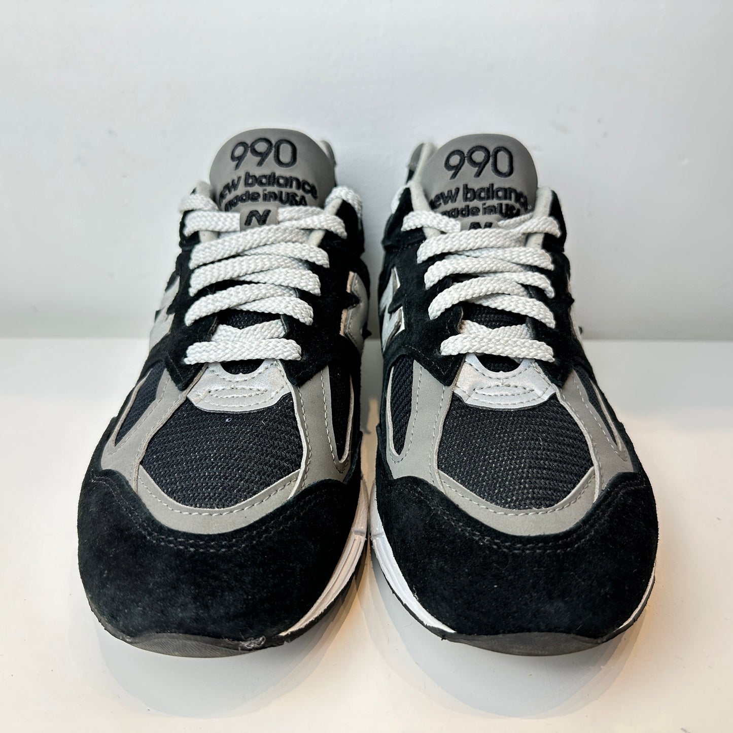 M990BL2 New Balance 990v2 MiUSA Black Grey [USED] - 9 M (Used) (No Box)