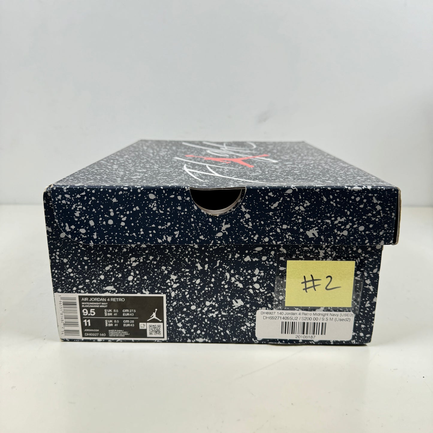 DH6927 140 Jordan 4 Retro Midnight Navy [USED] - 9.5 M (Used2)