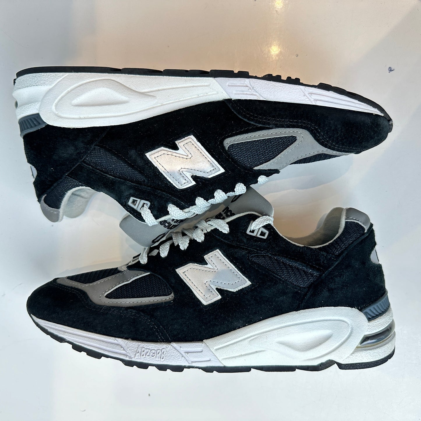 M990BL2 New Balance 990v2 MiUSA Black Grey [USED] - 9 M (Used) (No Box)