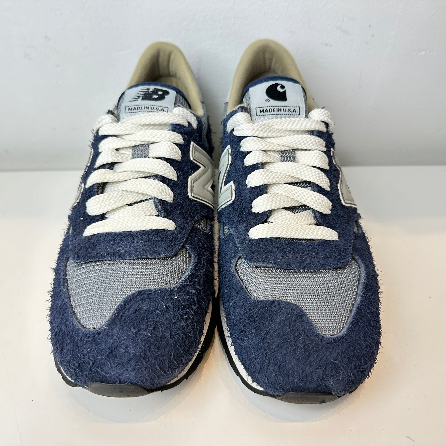 M990CH1 New Balance 990v1 Carhartt WIP MiUSA Dark Navy [USED] - 7.5 M (Used) (No Box)