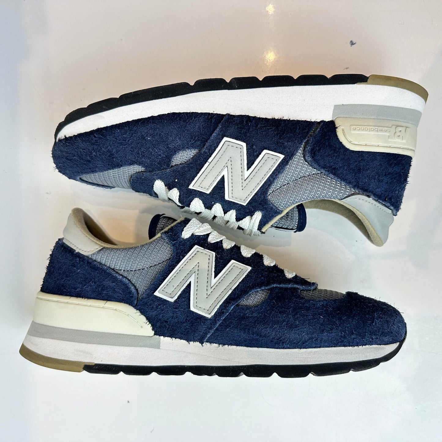 M990CH1 New Balance 990v1 Carhartt WIP MiUSA Dark Navy [USED] - 7.5 M (Used) (No Box)