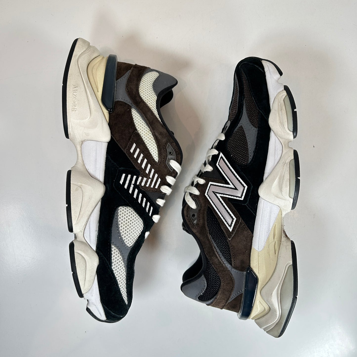 U9060BRN New Balance 9060 Brown Black [USED] - 9 M (Used) (No Box)