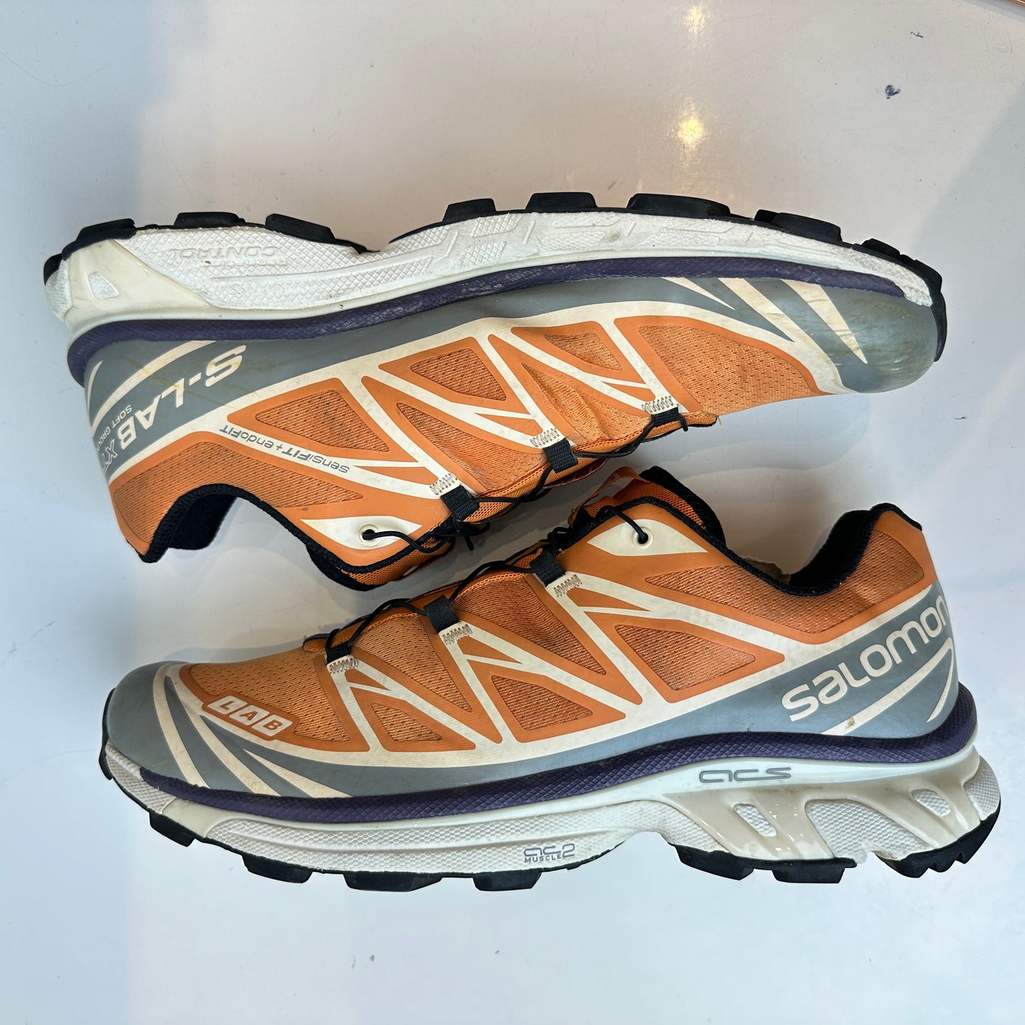 L417099 Salomon XT-6 Apricot Buff [USED] - 10.5 M (Used) (No Box)