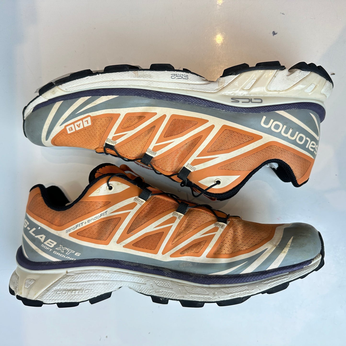 L417099 Salomon XT-6 Apricot Buff [USED] - 10.5 M (Used) (No Box)