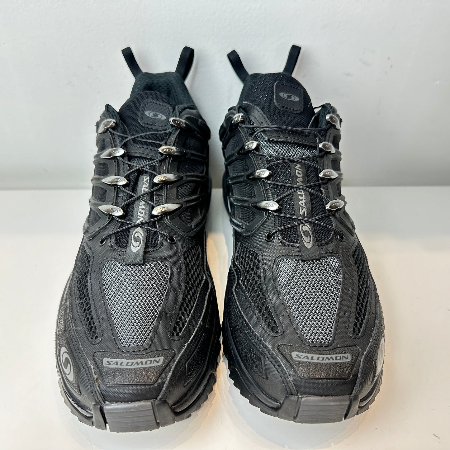 L416393 Salomon ACS PRO Advanced Black Grey [USED] - 10.5 M (Used) (No Box)