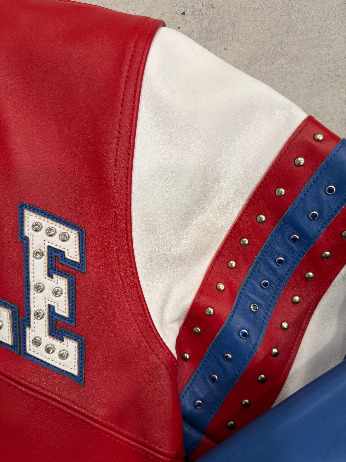 Pelle Pelle Arches Jacket Soda Club Red Blue [USED] - XL (Used)