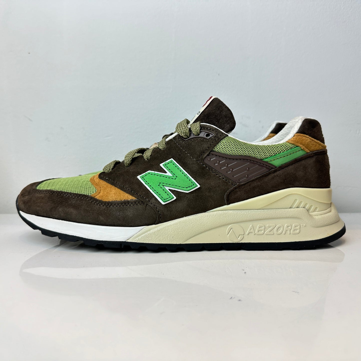 U998BG New Balance 998 MiUSA Teddy Santis Brown Green [USED] - 11 M (Used)