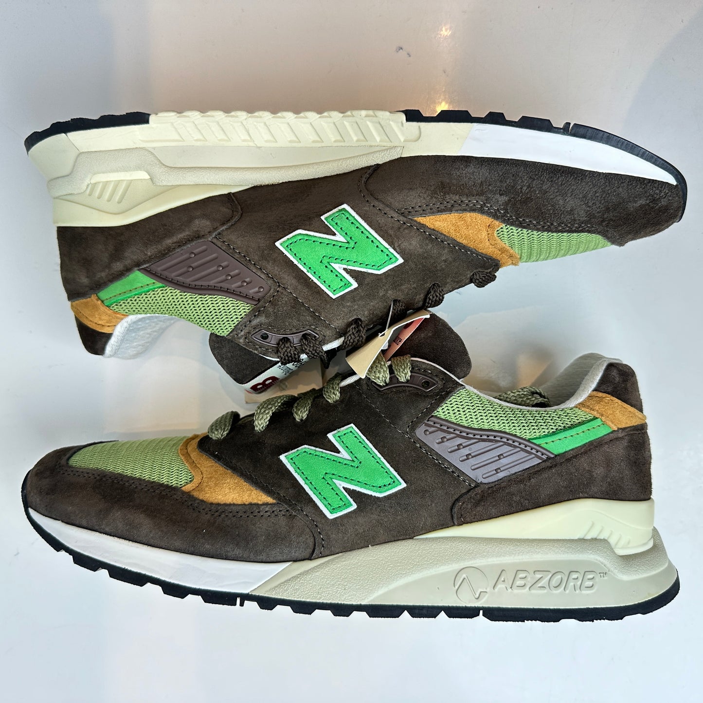 U998BG New Balance 998 MiUSA Teddy Santis Brown Green [USED] - 11 M (Used)