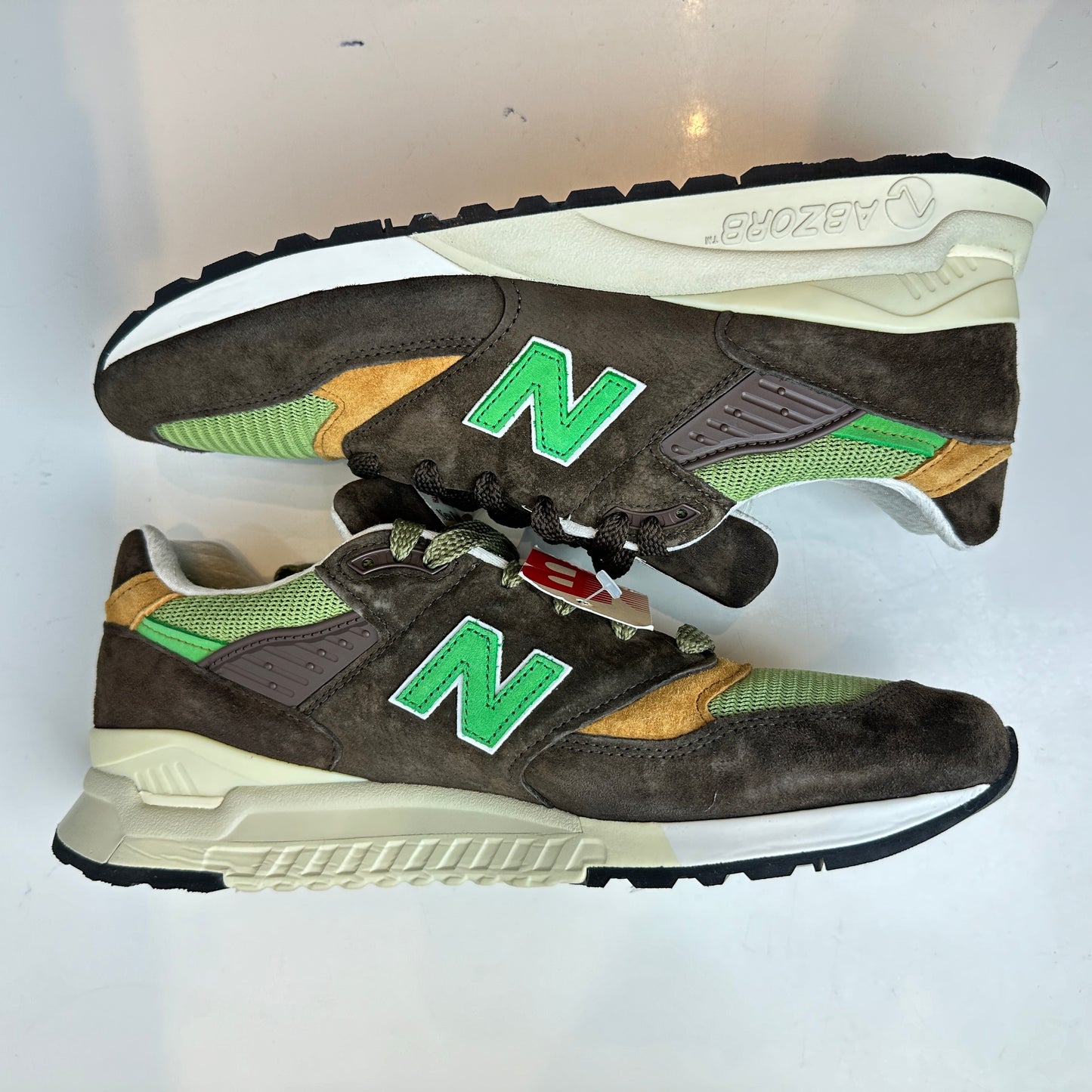 U998BG New Balance 998 MiUSA Teddy Santis Brown Green [USED] - 11 M (Used)