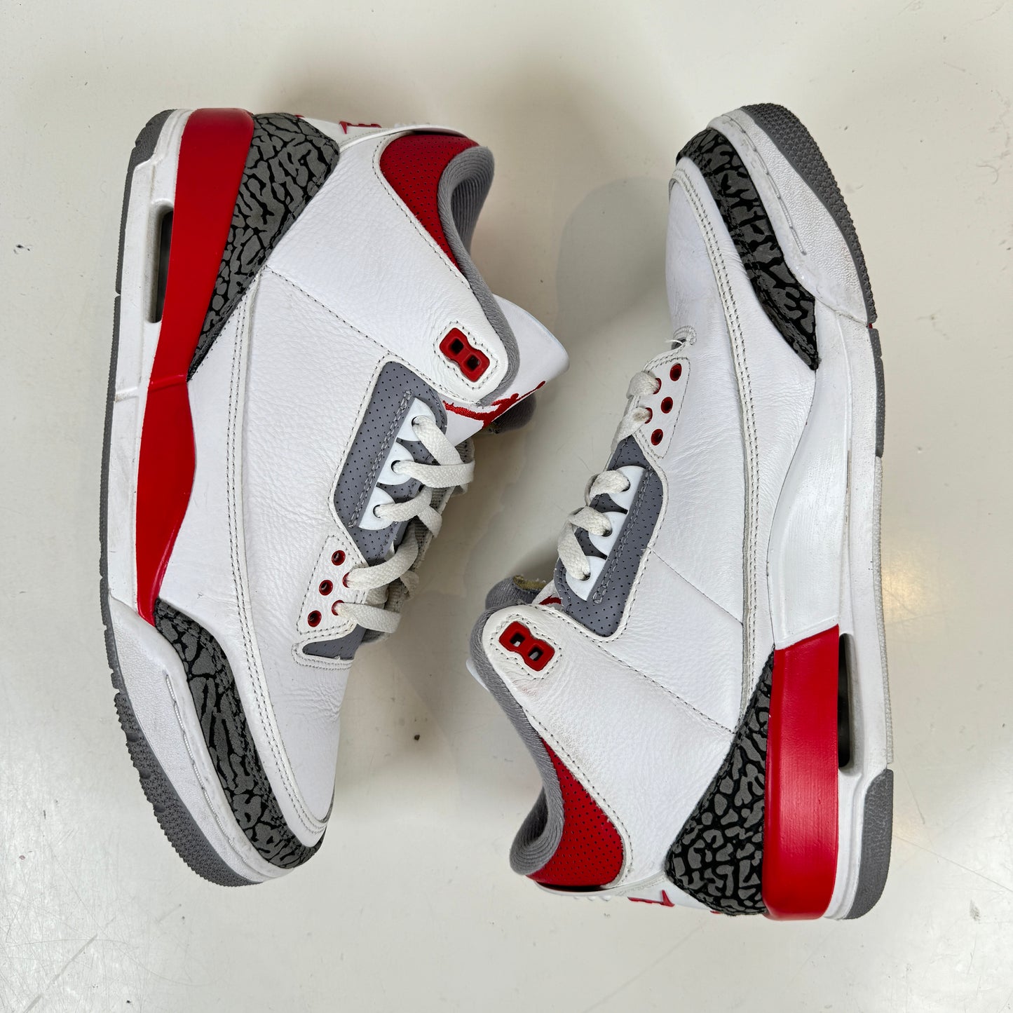 DN3707 160 Jordan 3 Retro Fire Red (2022) [USED] - 10 M (Used) (No Box)