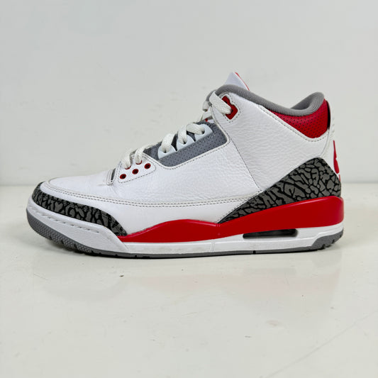 DN3707 160 Jordan 3 Retro Fire Red (2022) [USED] - 9 M (Used)