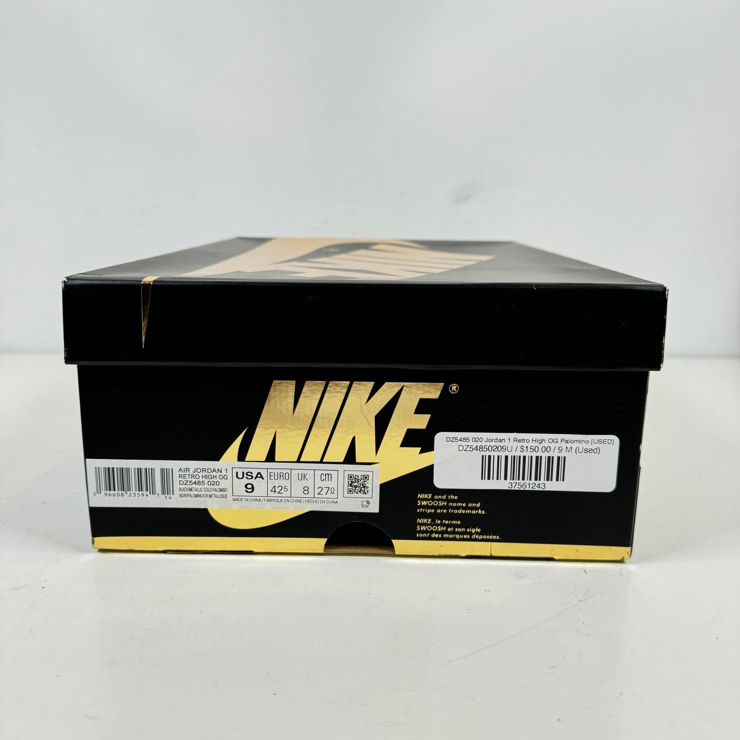 DZ5485 020 Jordan 1 Retro High OG Palomino [USED] - 9 M (Used)