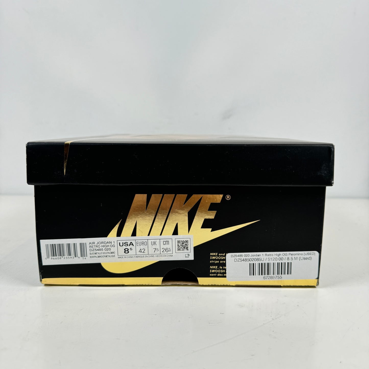 DZ5485 020 Jordan 1 Retro High OG Palomino [USED] - 8.5 M (Used)