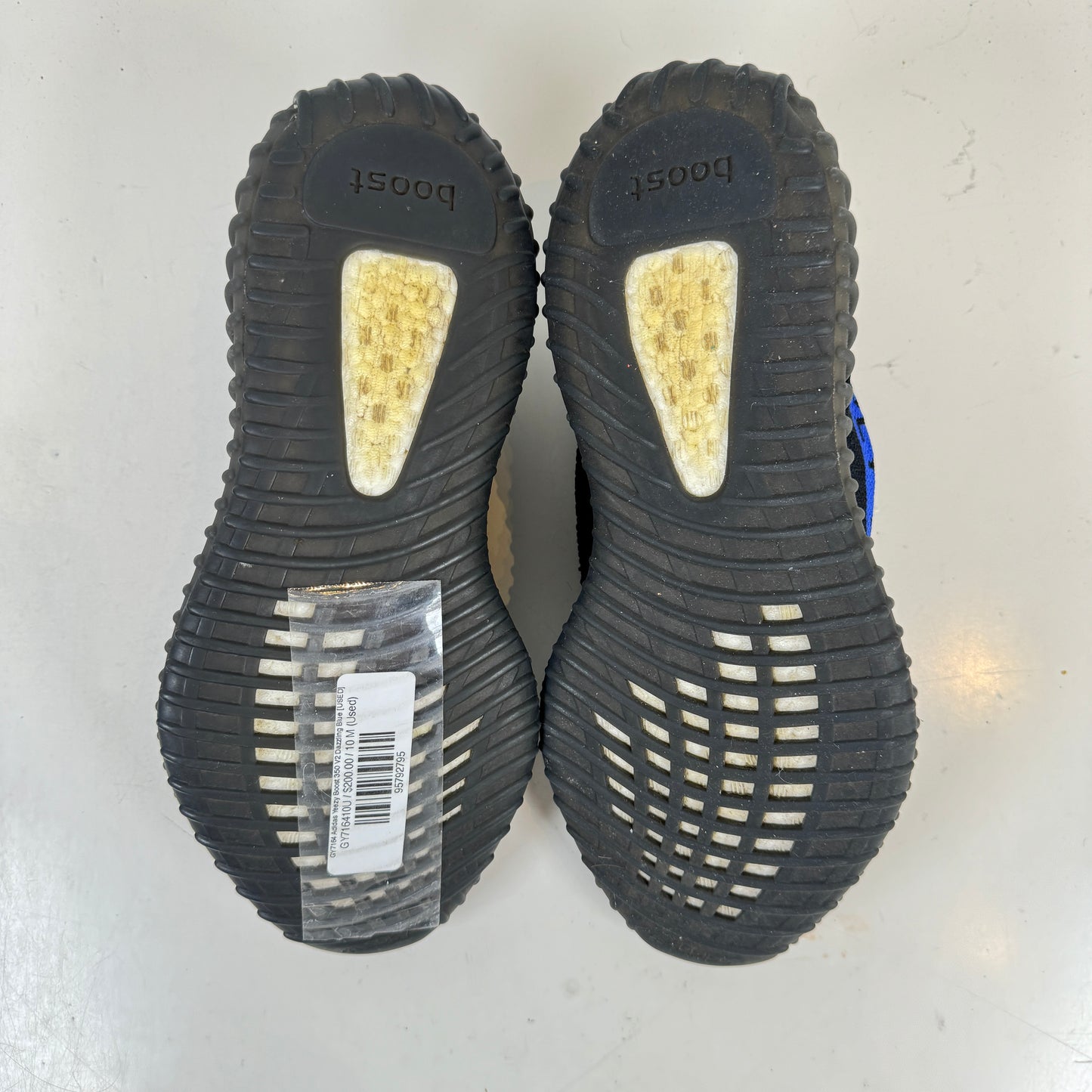 GY7164 Adidas Yeezy Boost 350 V2 Dazzling Blue [USED] - 10 M (Used)