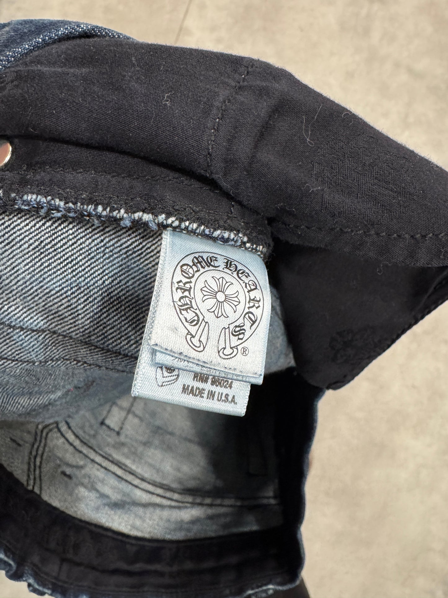 Chrome Hearts Cross Patch Denim Flared - Size 33