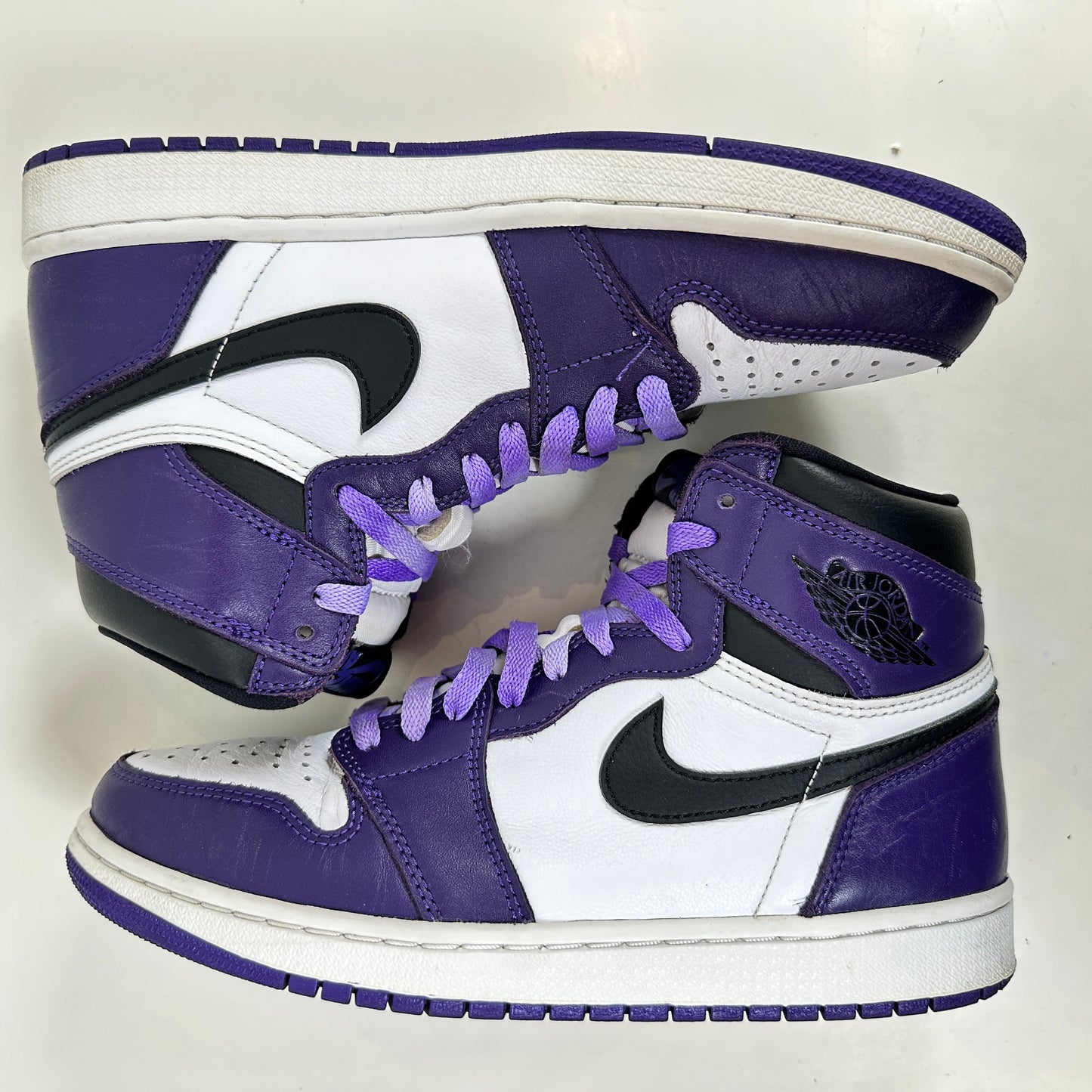 555088 500 Jordan 1 Court Purple [USED] - 8.5 M (Used2)