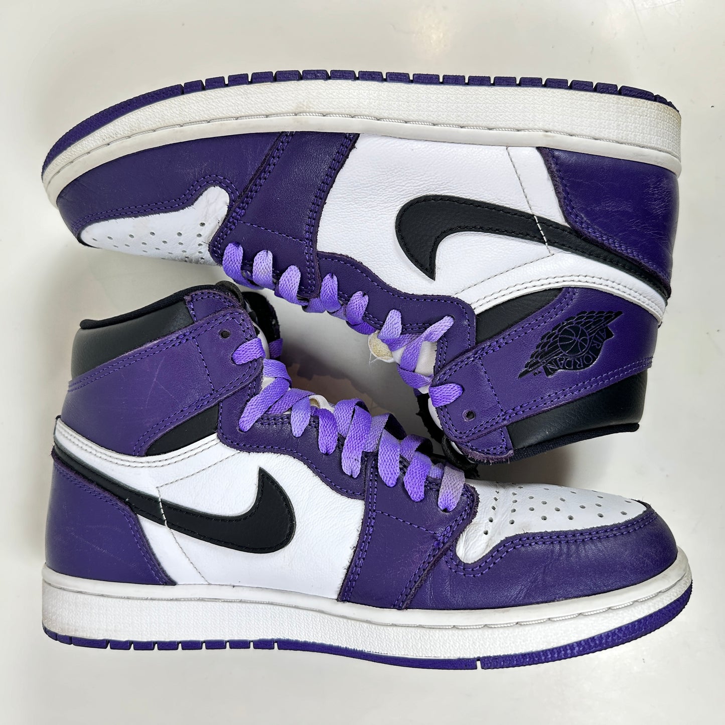 555088 500 Jordan 1 Court Purple [USED] - 8.5 M (Used2)