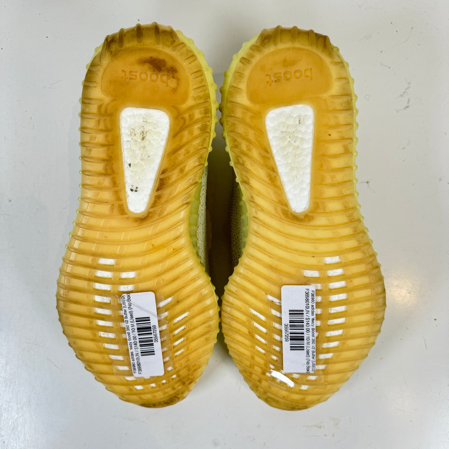 F36980 adidas Yeezy Boost 350 V2 Butter [USED] - 10 M (Used) (No Box)