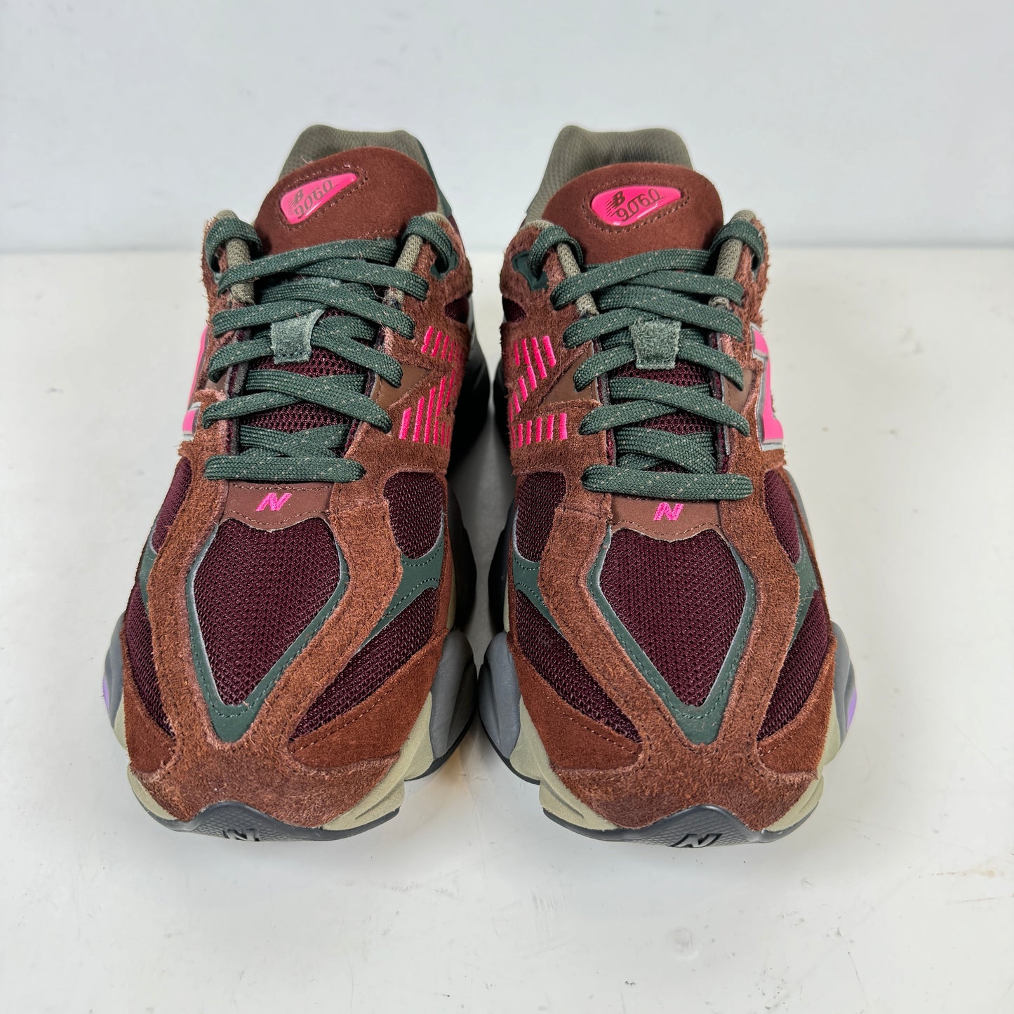 U9060BUR New Balance 9060 Rich Oak Burgundy [USED] - 11 M (Used)