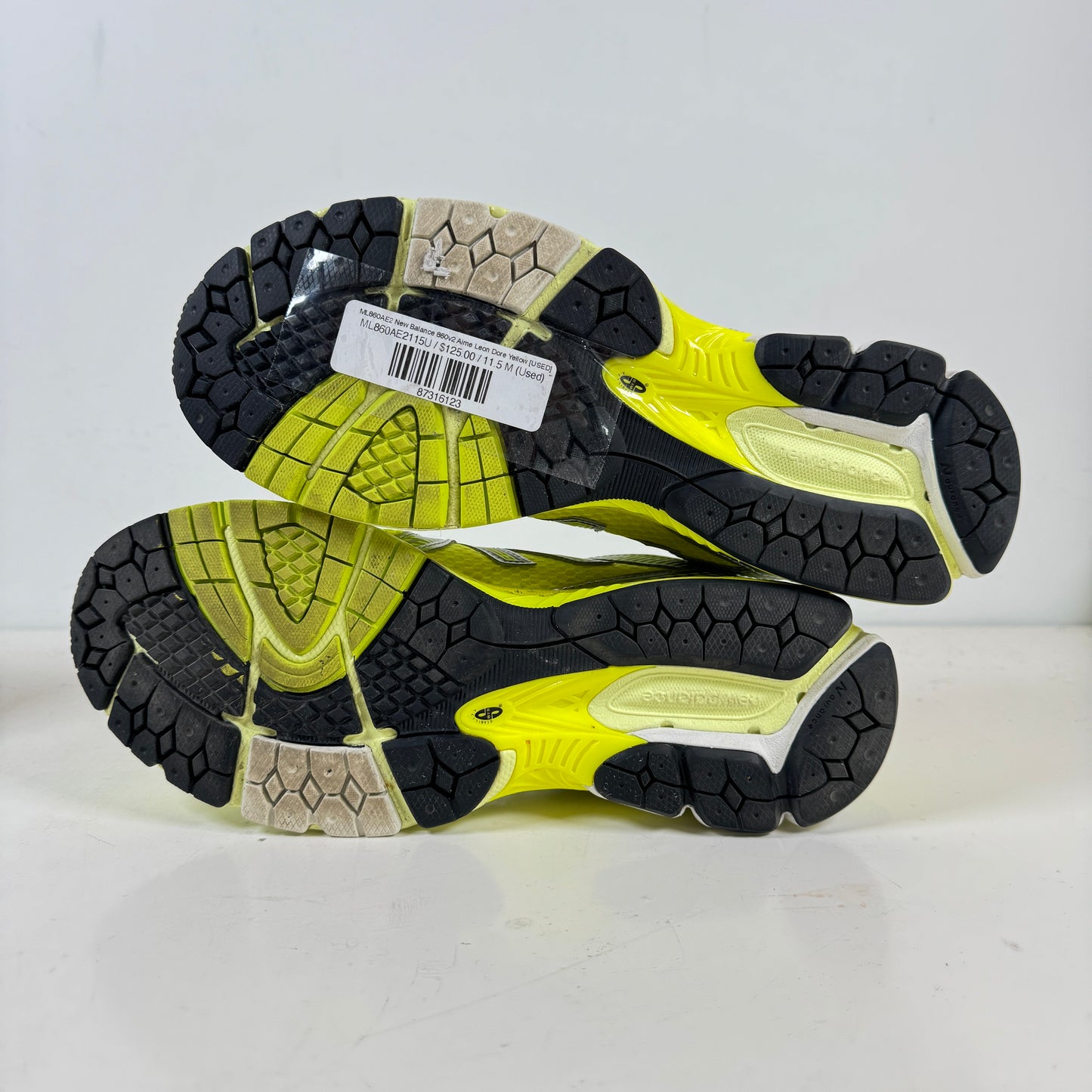 ML860AE2 New Balance 860v2 Aime Leon Dore Yellow [USED] - 11.5 M (Used)