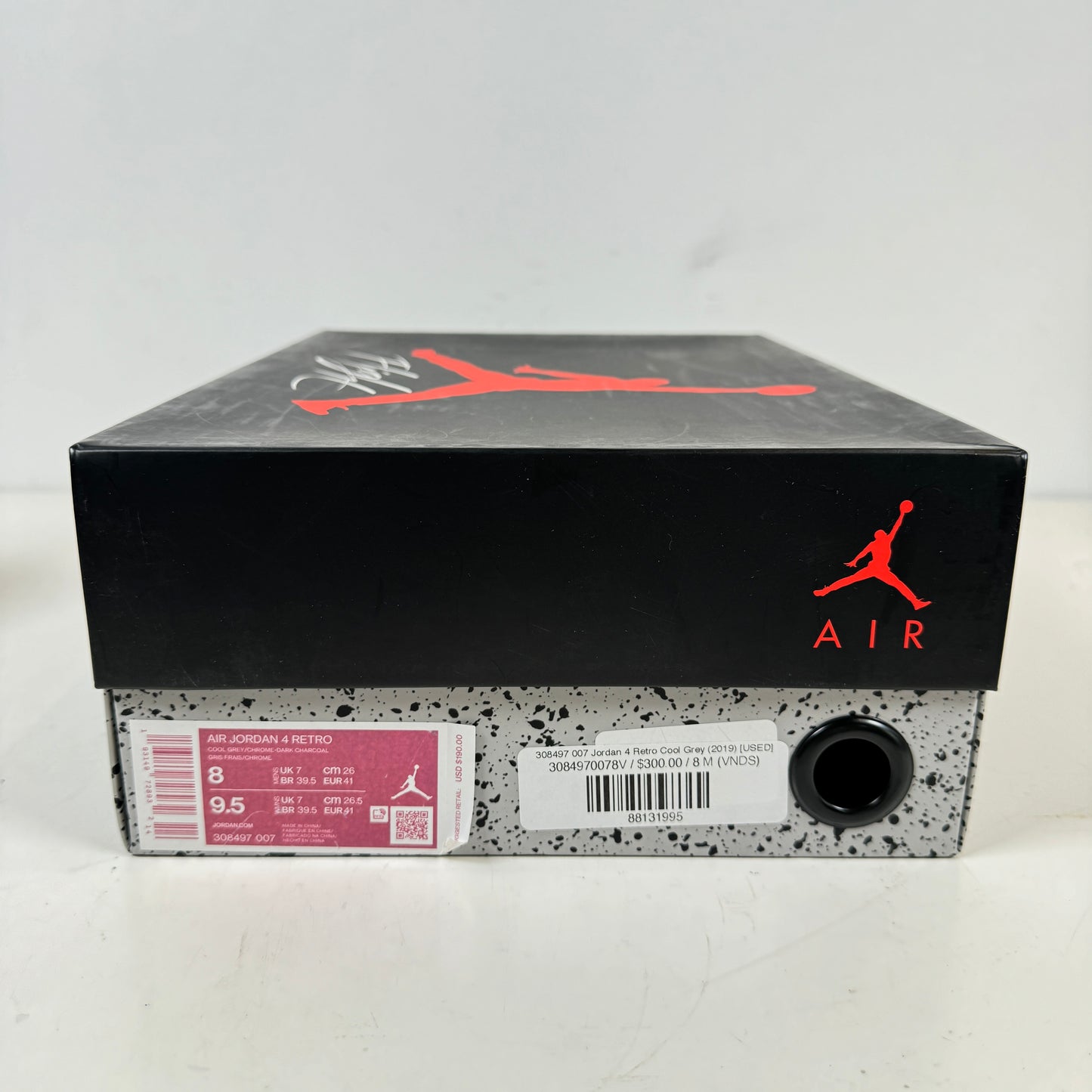 308497 007 Jordan 4 Retro Cool Grey (2019) [USED] - 8 M VNDS