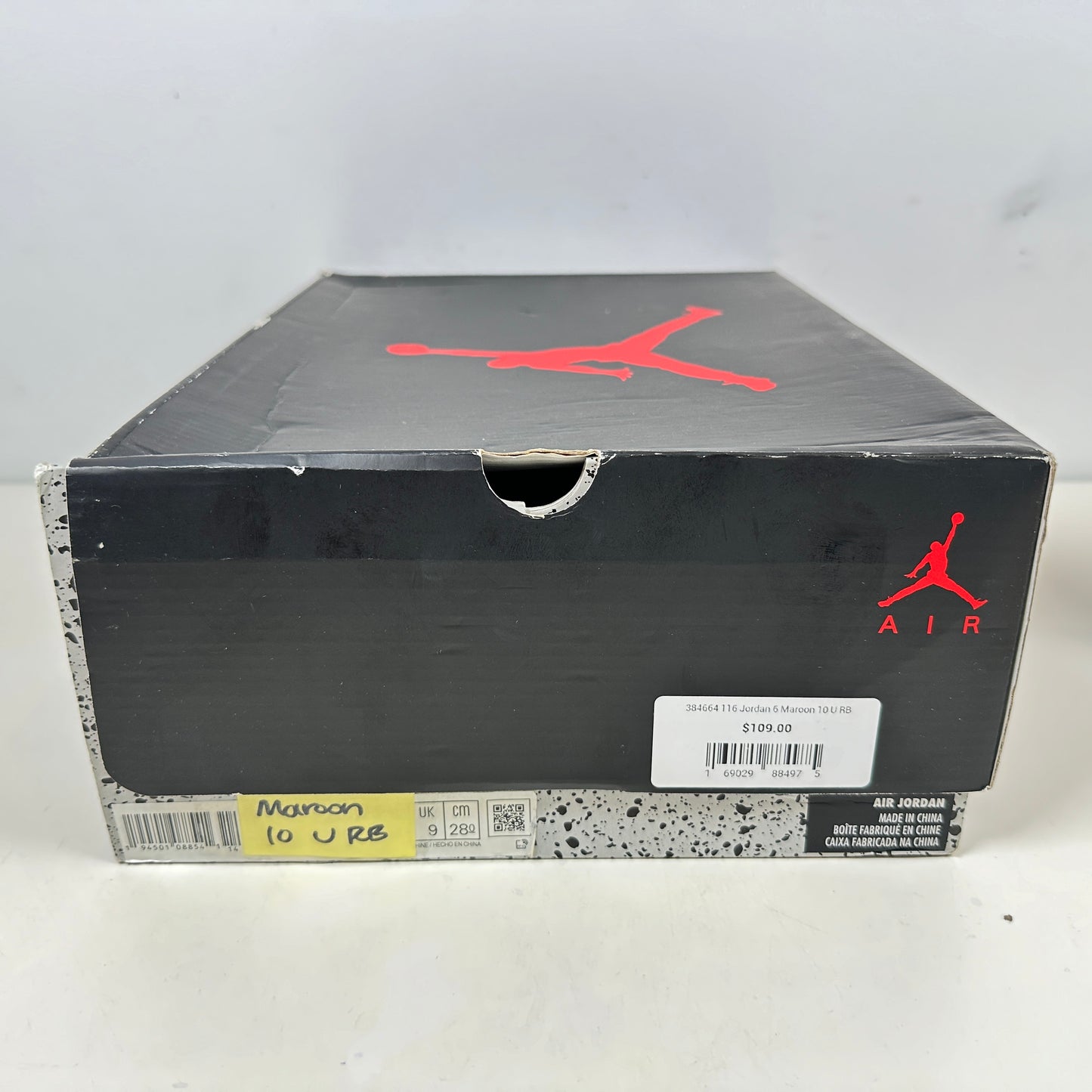 384664 116 Jordan 6 Granate