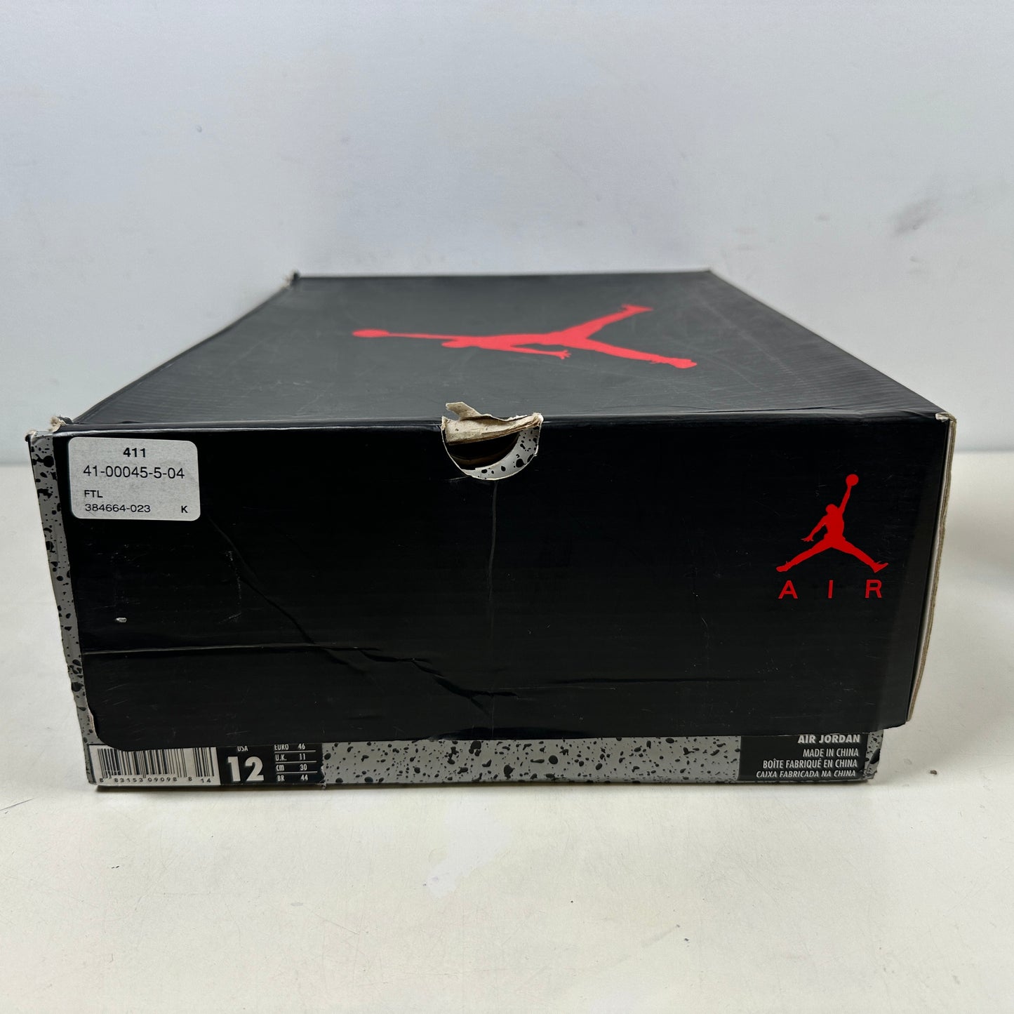 384664 023 Jordan 6 Retro Infrared Black (2014) - 12 M (Used)