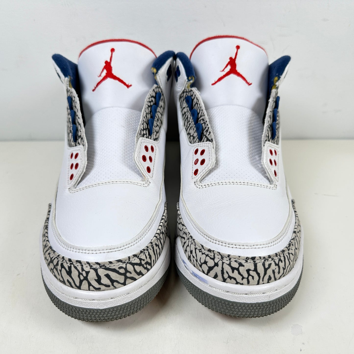 854262 106 Jordan 3 Retro True Blue (2016) [USED] - 12 M (Used)