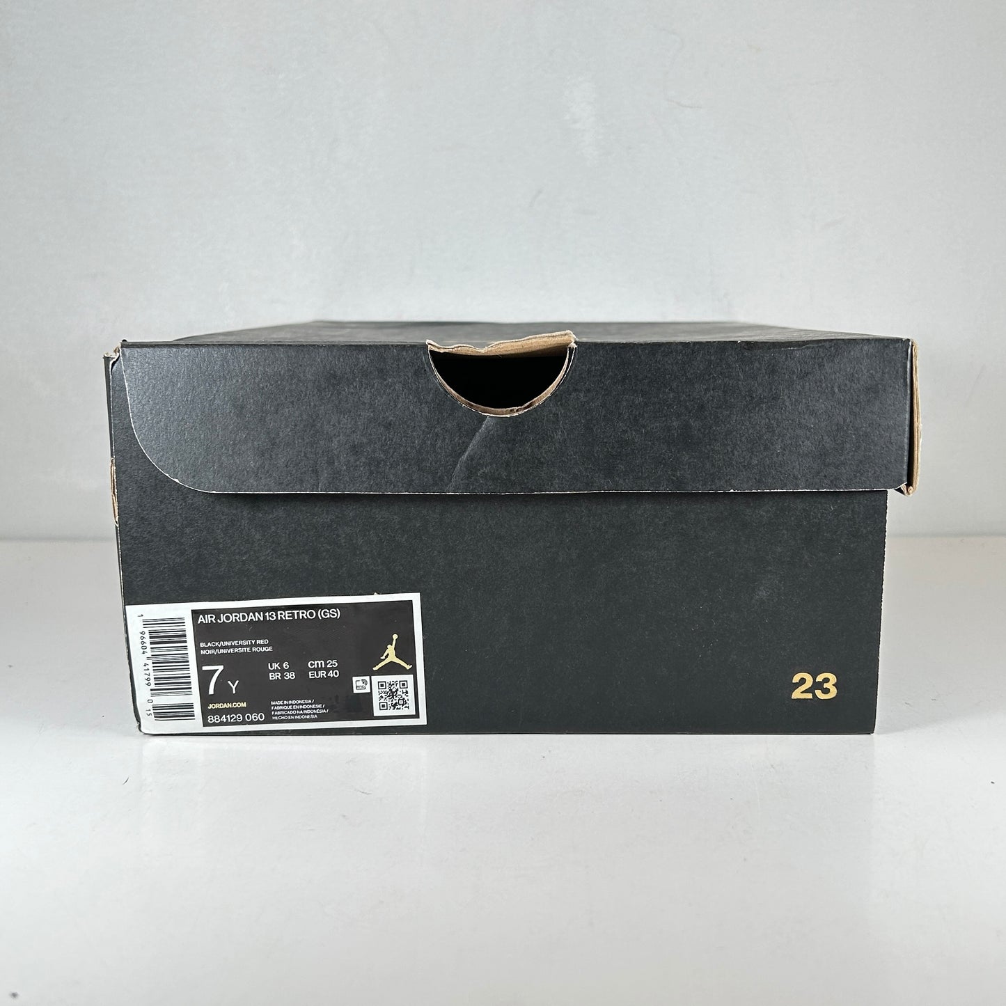 884129 060 Jordan 13 Retro Black Flint (GS) [USED] - 7 Y (Used)