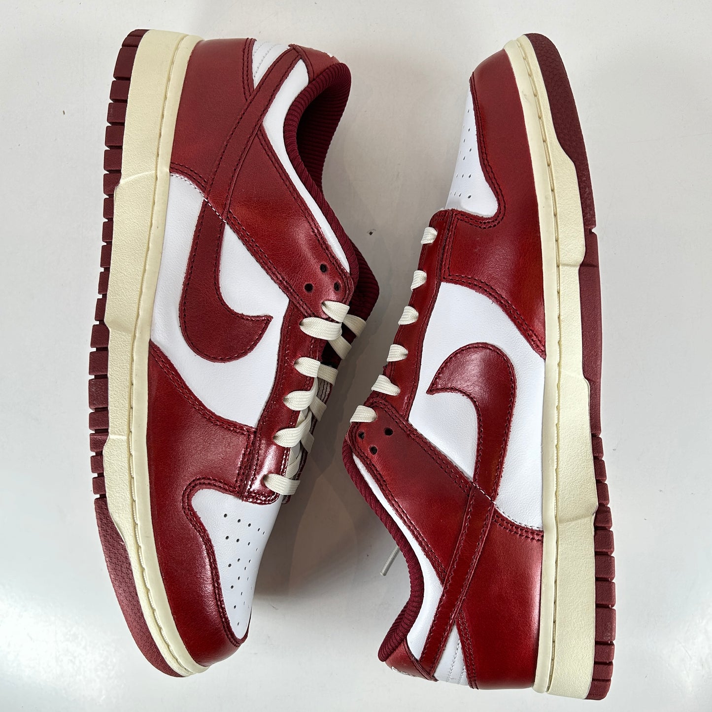 FJ4555 100 Nike Dunk Low PRM Vintage Team Red (Women's) [USED] - 10.5 W (Used)
