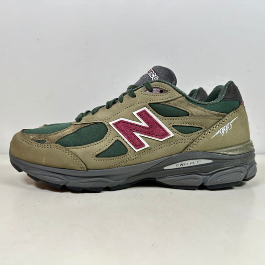 M990GP3 New Balance 990v3 MiUSA Teddy Santis Green Purple [USED] - 11 M (VNDS)