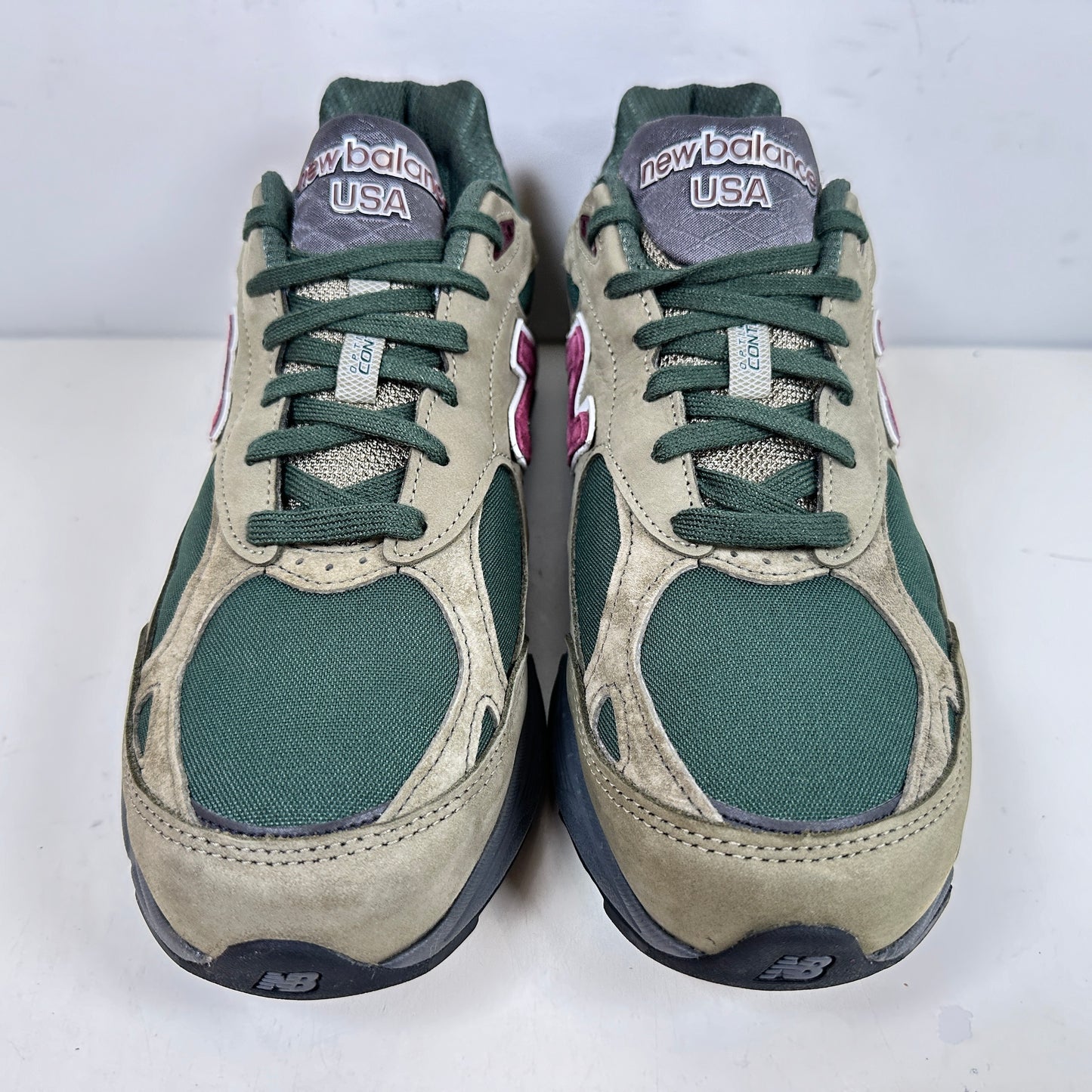 M990GP3 New Balance 990v3 MiUSA Teddy Santis Green Purple [USED] - 11 M (VNDS)