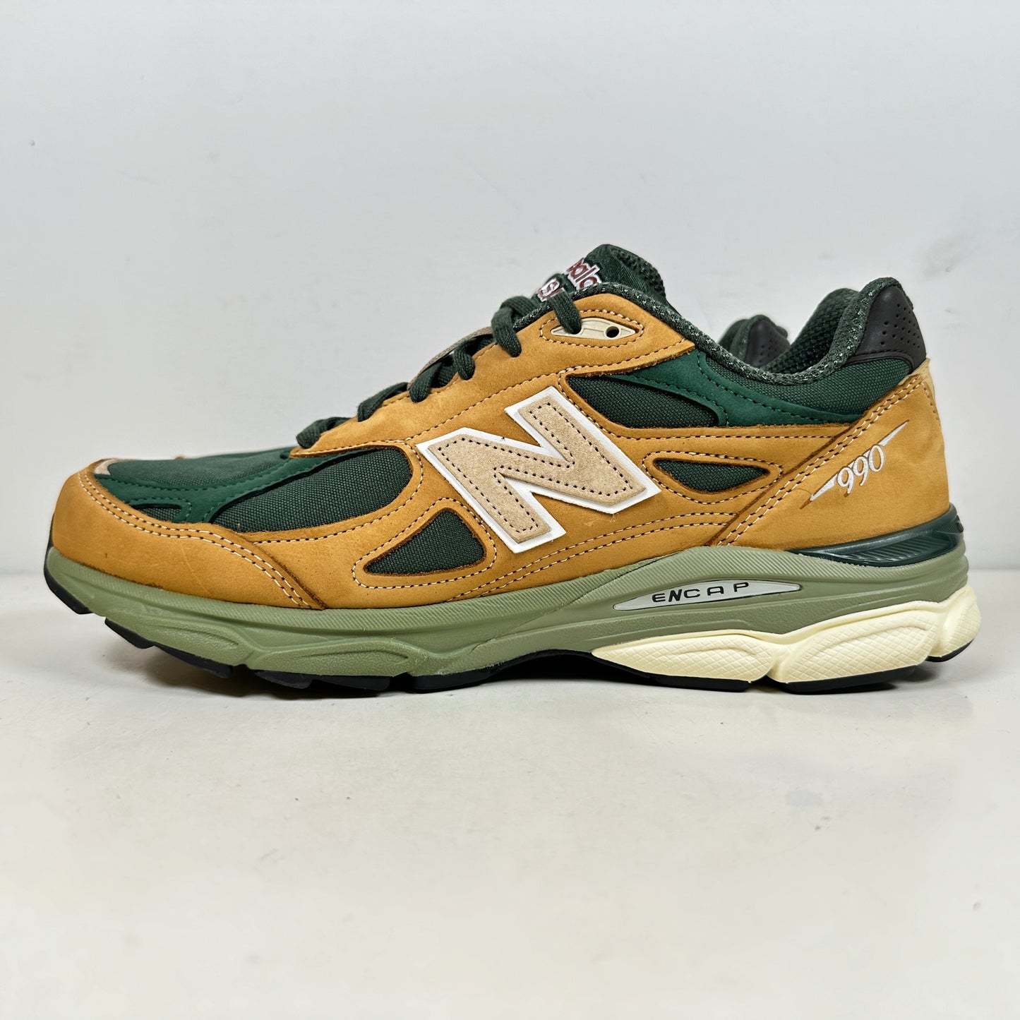 M990WG3 New Balance 990v3 MiUSA Tan Green [USED] - 11 M (VNDS)