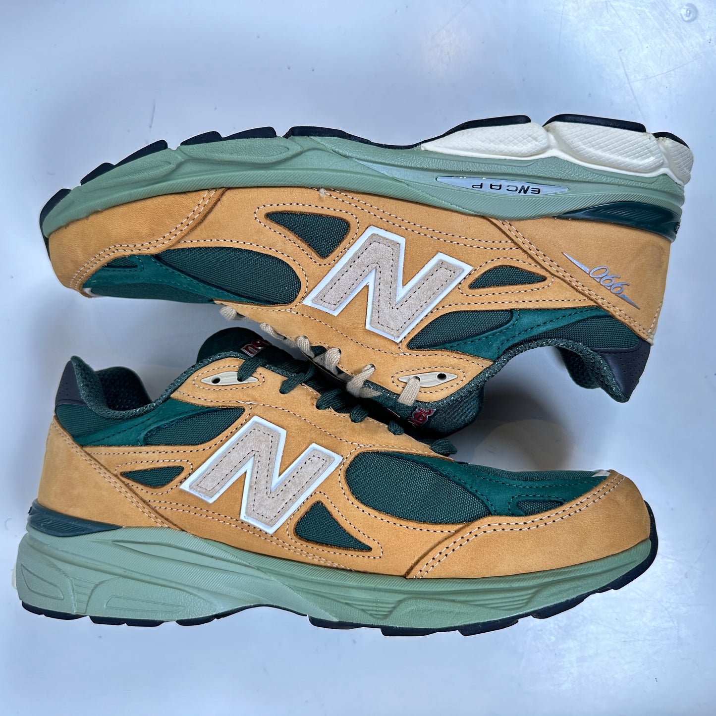 M990WG3 New Balance 990v3 MiUSA Tan Green [USED] - 11 M (VNDS)