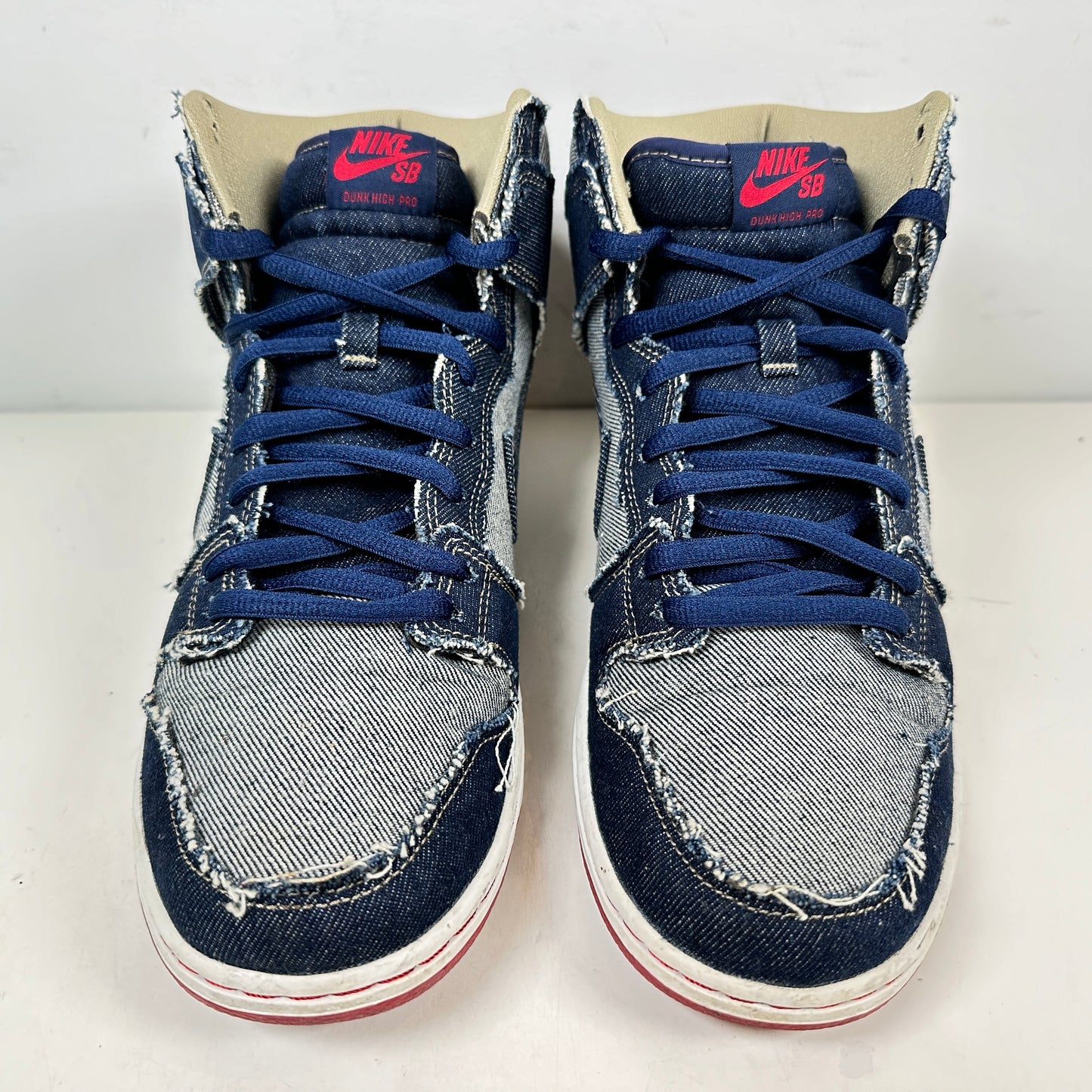 881758 441 Nike SB Dunk High Reese Forbes Denim [USED] 11.5 M (Used)