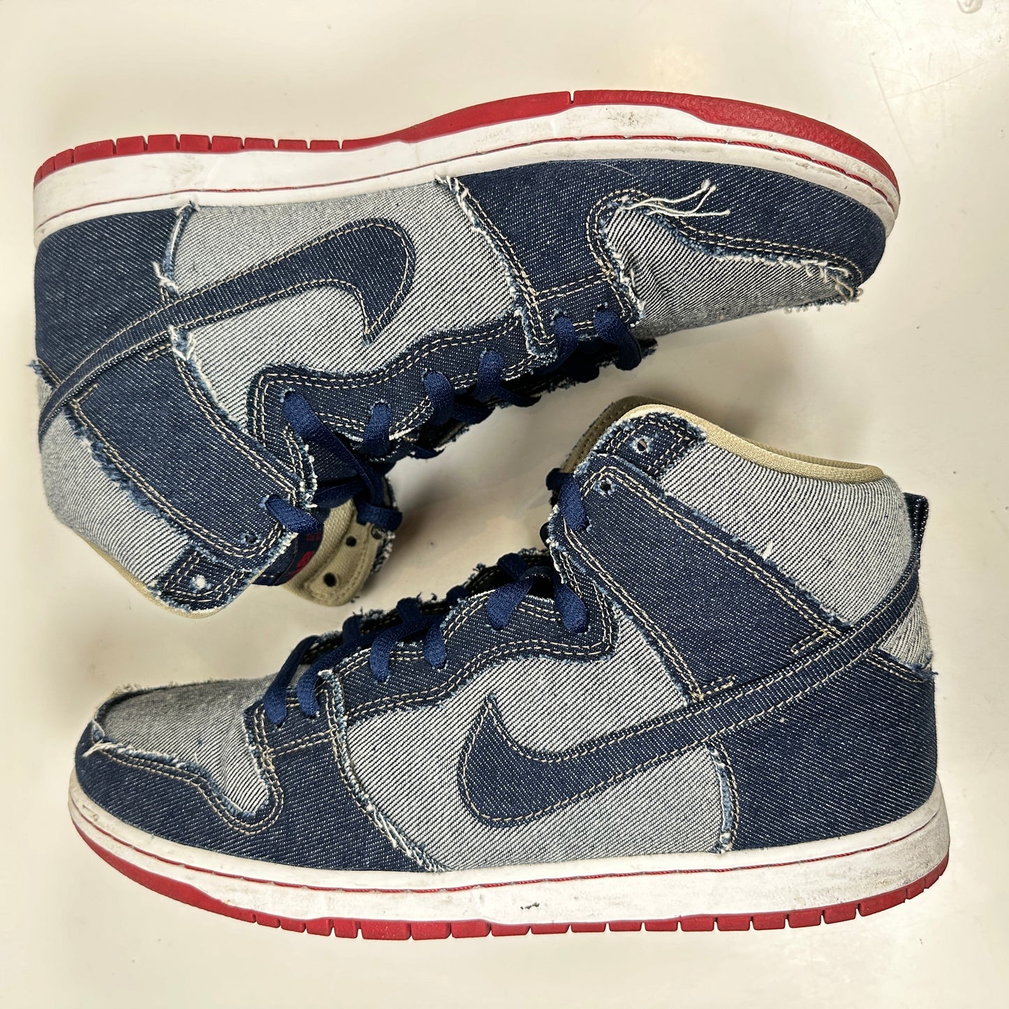 881758 441 Nike SB Dunk High Reese Forbes Denim [USED] 11.5 M (Used)