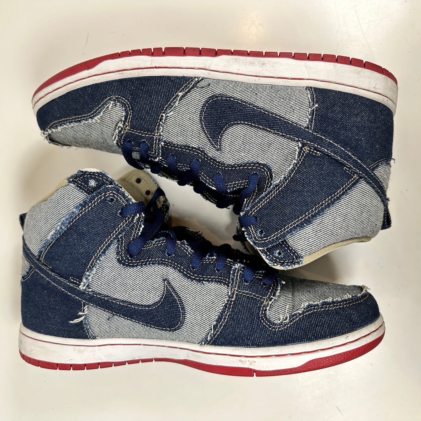 881758 441 Nike SB Dunk High Reese Forbes Denim [USED] 11.5 M (Used)