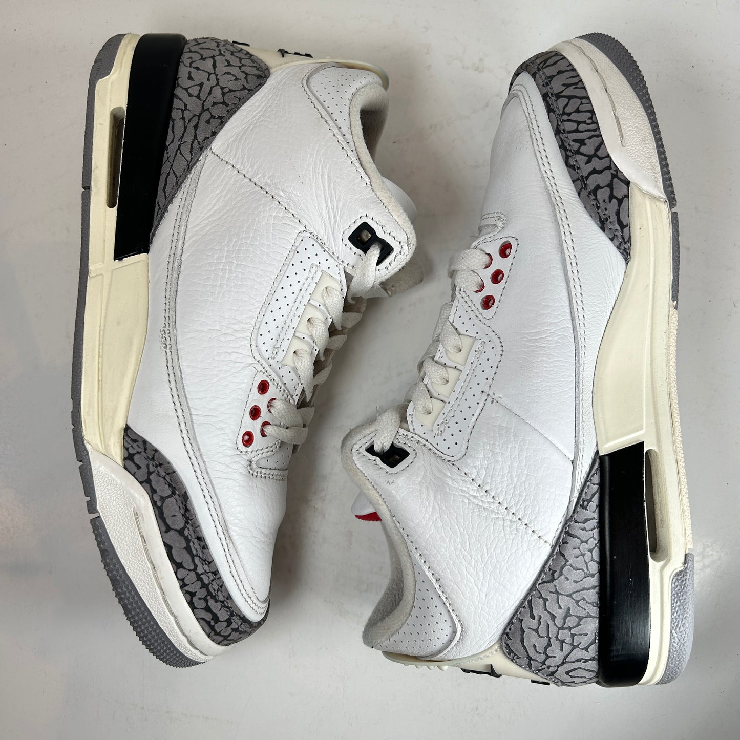 DM0967 100 Jordan 3 Retro White Cement Reimagined (GS) [USED] - 7 Y (Used2)