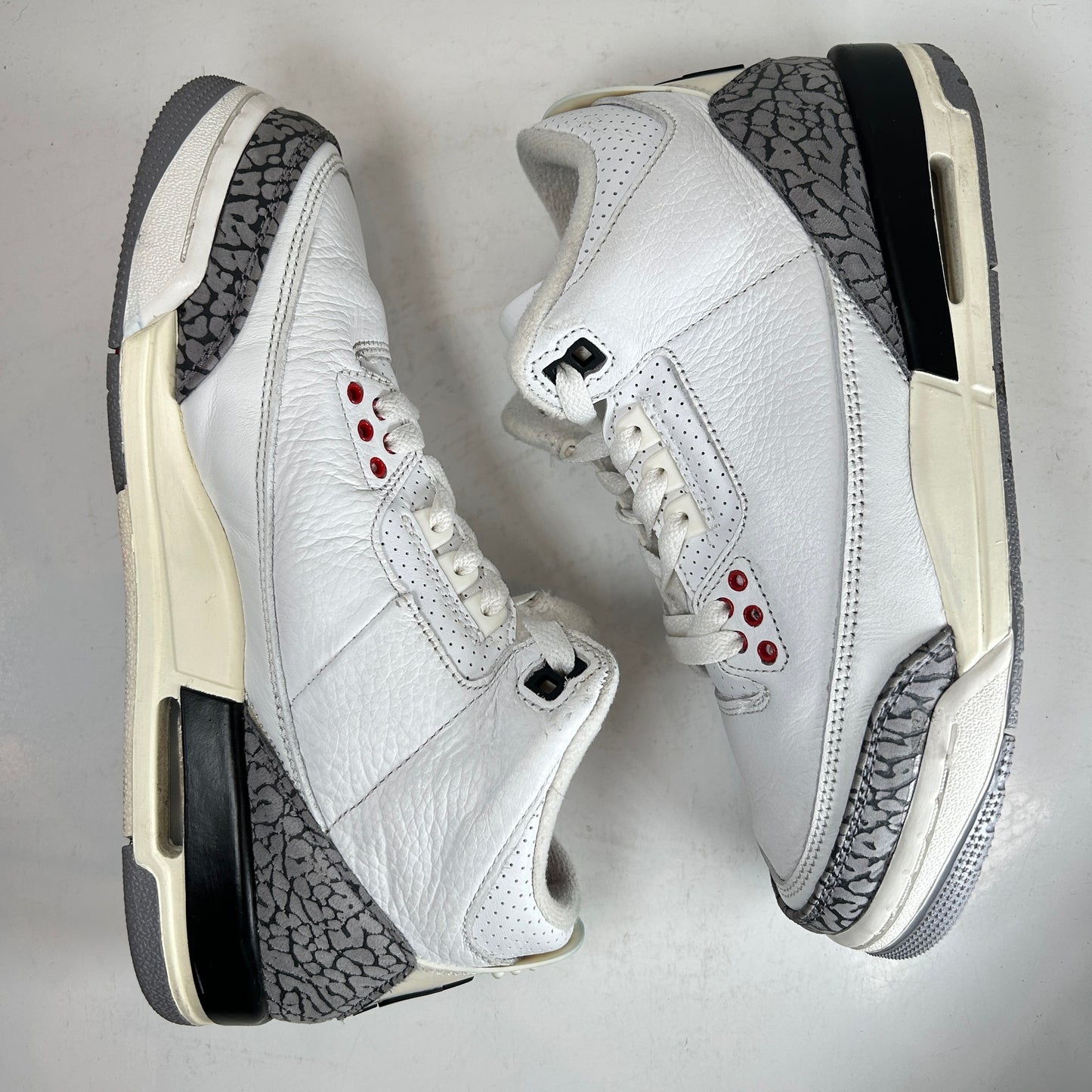 DM0967 100 Jordan 3 Retro White Cement Reimagined (GS) [USED] - 7 Y (Used2)